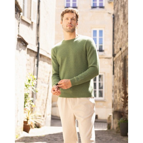 PULL COL ROND GROSSES MAILLES 2