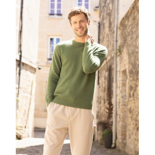 PULL COL ROND GROSSES MAILLES