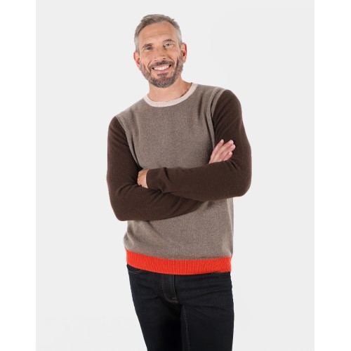 COL ROND HOMME CONTRASTES 2