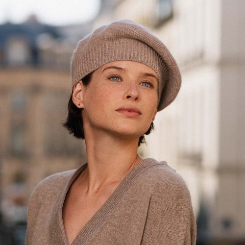 BÉRET LARGE BORD CÔTE