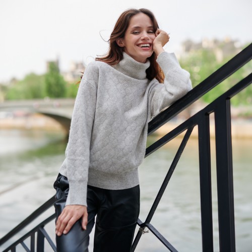 Acheter Épais chaud femmes col roulé hiver femmes chandails et pulls pull  en cachemire femme pull hauts