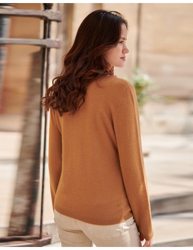 Pull col roulé camel femme hotsell